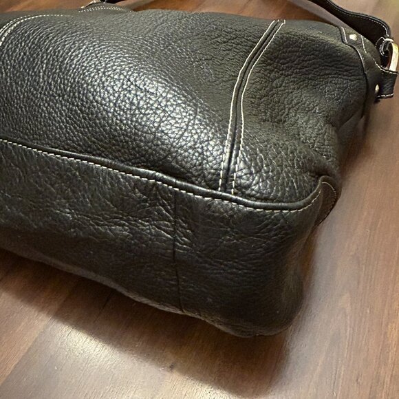 Tignanello Women's Hobo Shoulder Bag Purse Handbag Black - Picture 7 of 16